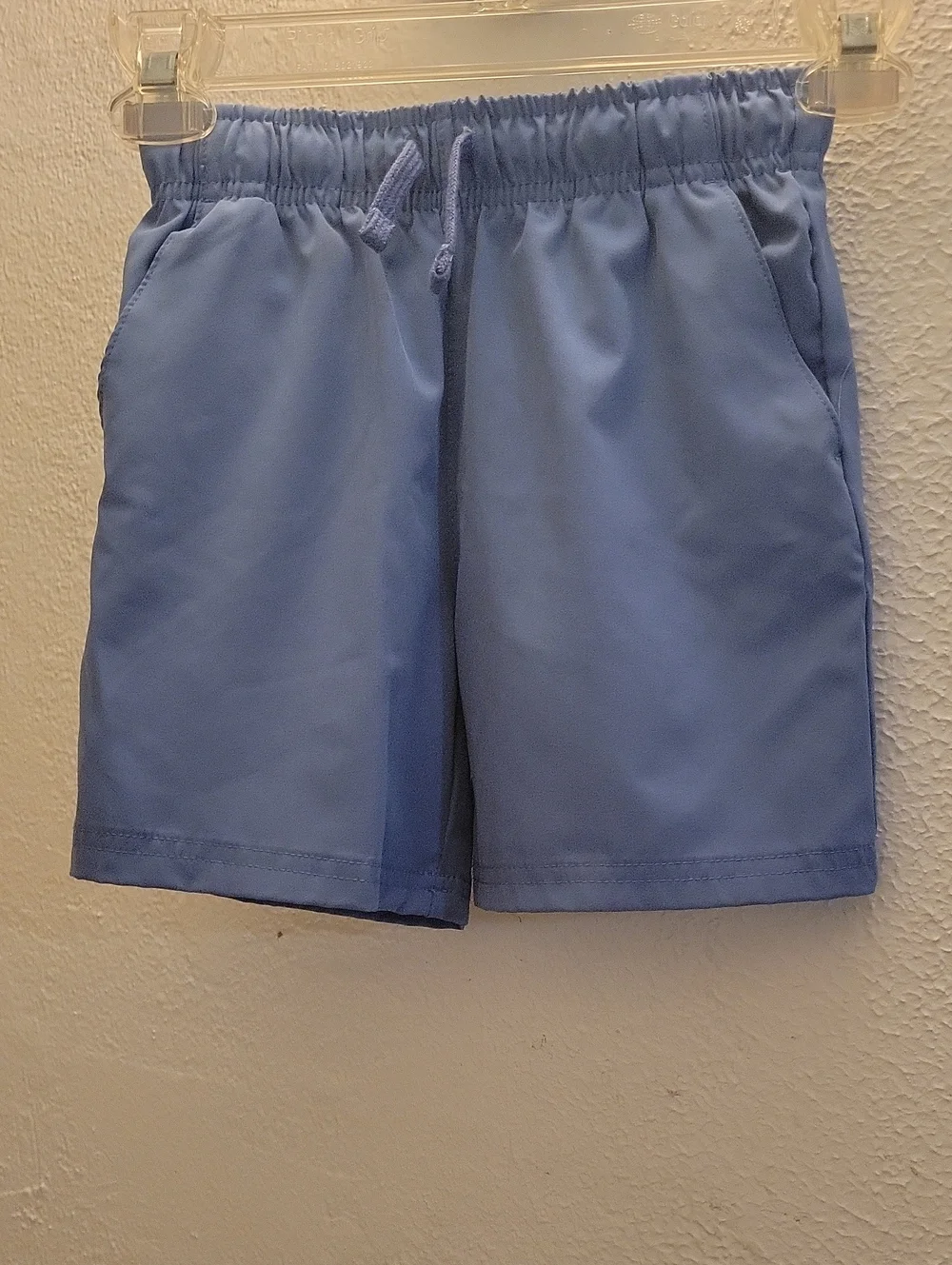 Boys Size 6 Light Blue Elastic Waist Shorts